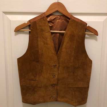 Vintage REAL Suede Leather Vest