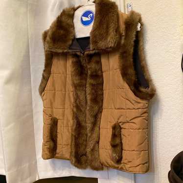 Nordstrom Italian Made faux fur vest