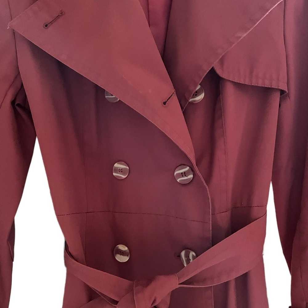 Vintage Trenchcoat in Rust Made in Korea size 6 - image 2