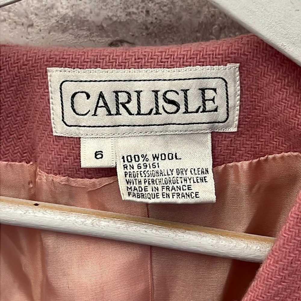 Vintage Carlisle Jacket Women’s Size 6 Blazer Pin… - image 2