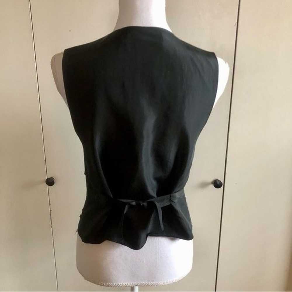 Vintage Casual Corner Vest Womens S Used Silk Bea… - image 4