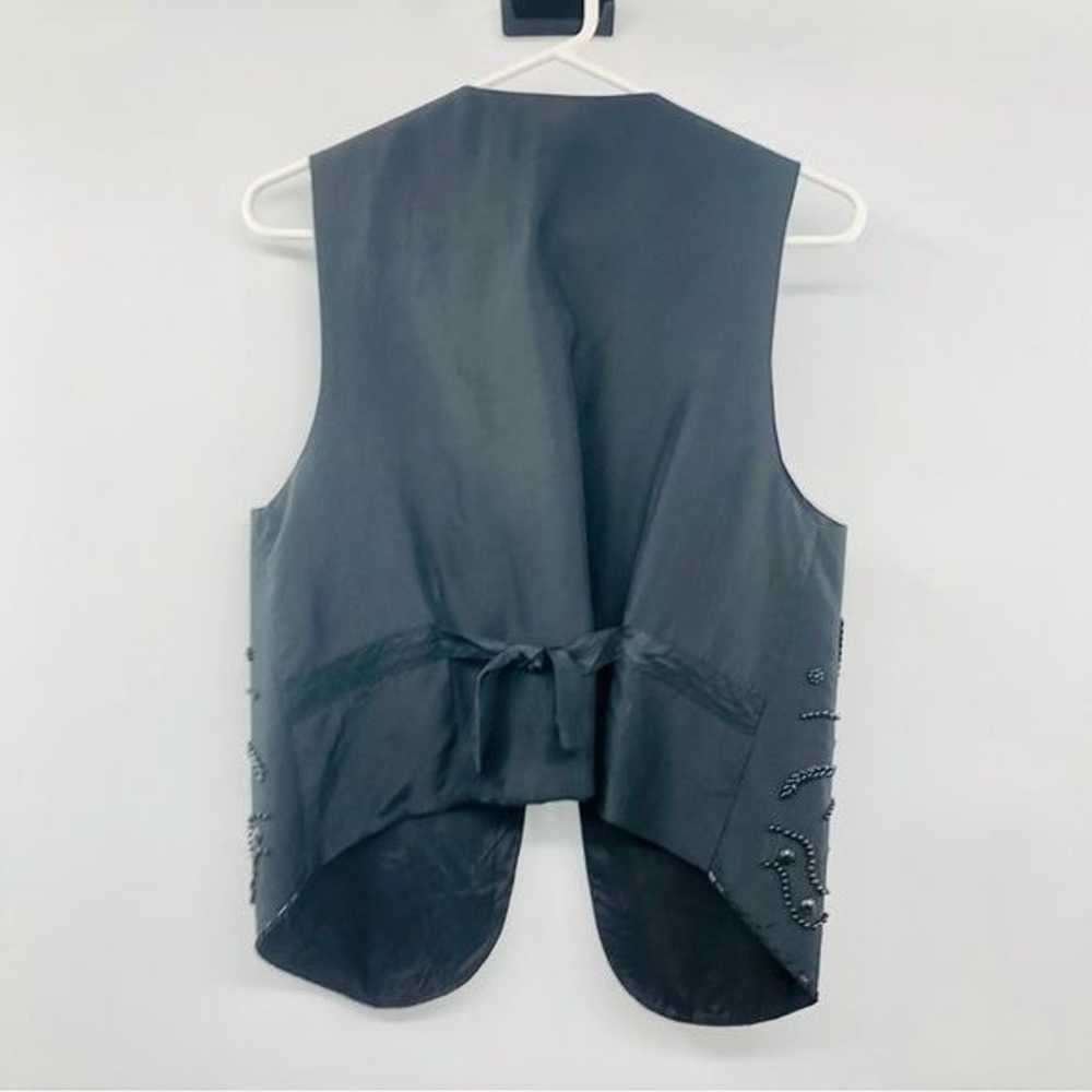 Vintage Casual Corner Vest Womens S Used Silk Bea… - image 6