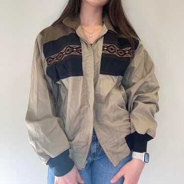 Western style brown jacket