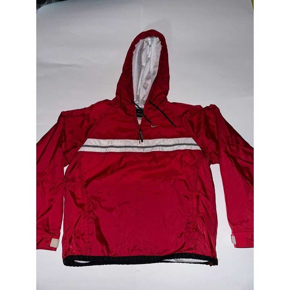 Vintage Nike Black Tag Red Windbreaker Jacket - image 1