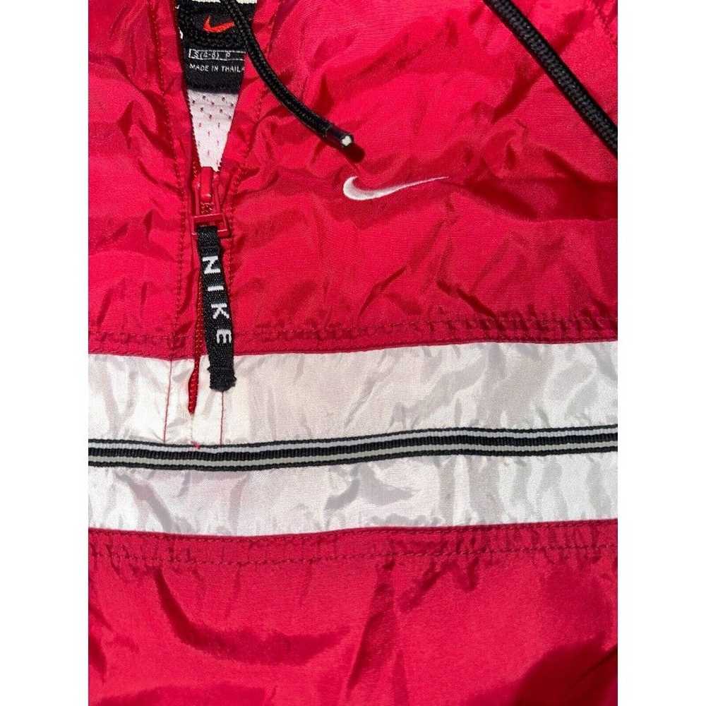 Vintage Nike Black Tag Red Windbreaker Jacket - image 2