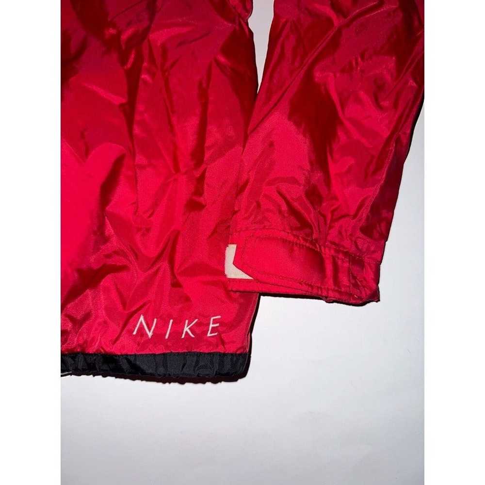 Vintage Nike Black Tag Red Windbreaker Jacket - image 7
