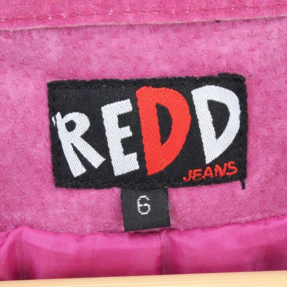 Vintage REDD Jeans Bomber Jacket Women's Pink Ret… - image 4