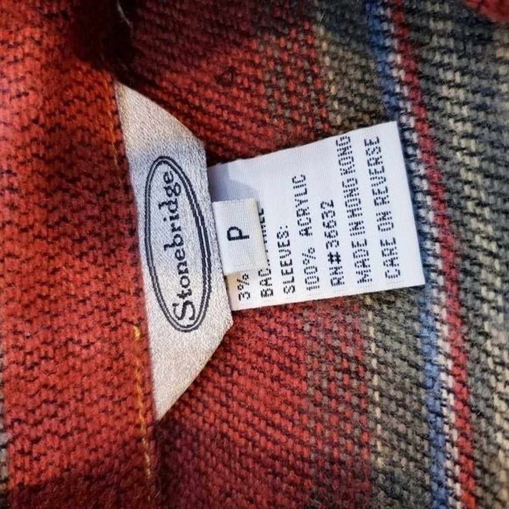 Vintage Southwestern Multicolor Stripe Knit Jean … - image 6