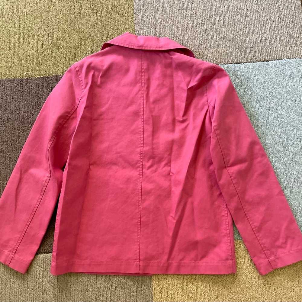 Bright pink rain jacket by Bensimon - image 4