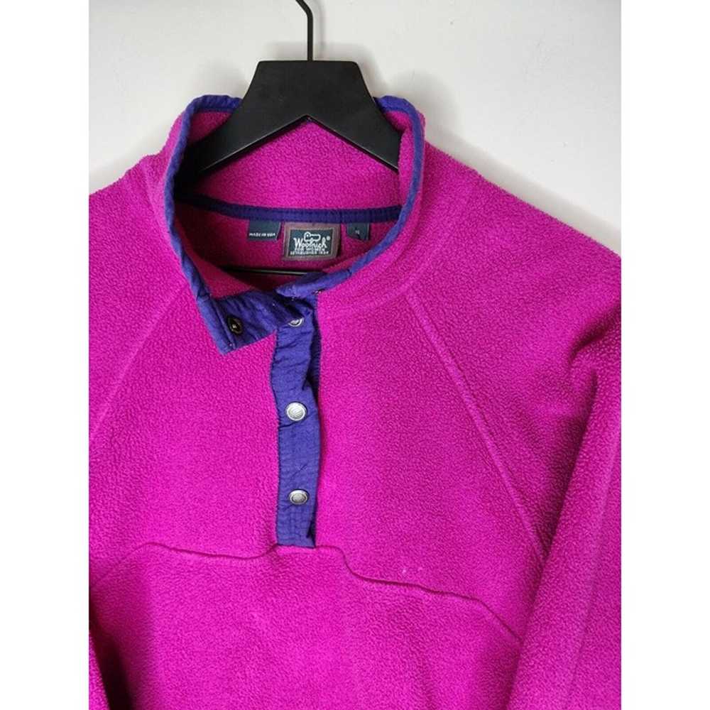 Vintage Womans Woolrich Fleece Pullover Size Small - image 3