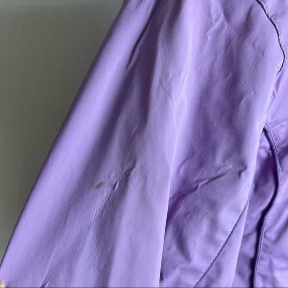 Y2K VTG Lavender Purple Zip Up Tie Waist Retro Ja… - image 8
