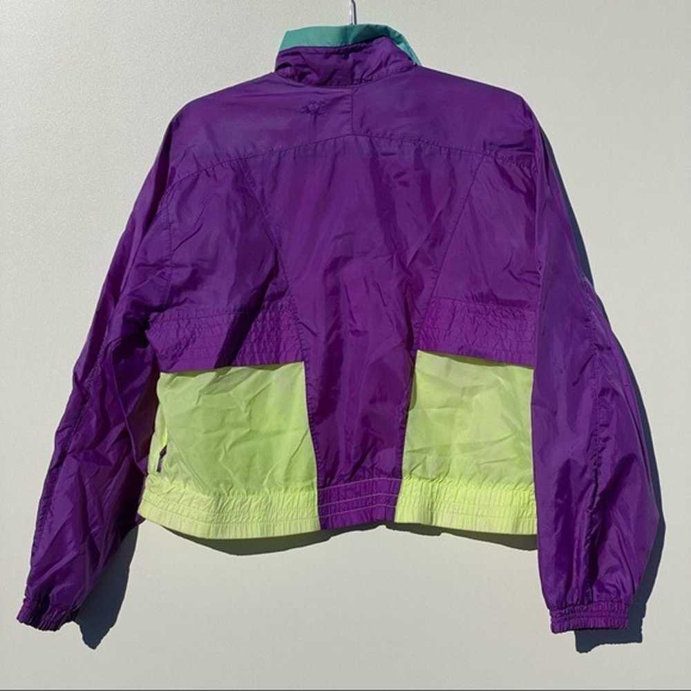 Vintage Nike (Grey Label), purple/green/teal wind… - image 5