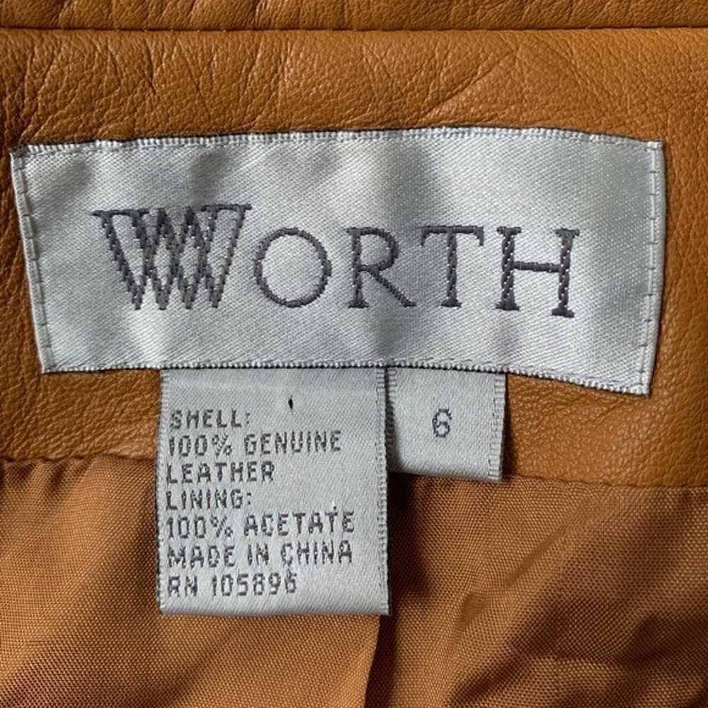 Vintage Tan Leather Jacket - image 4