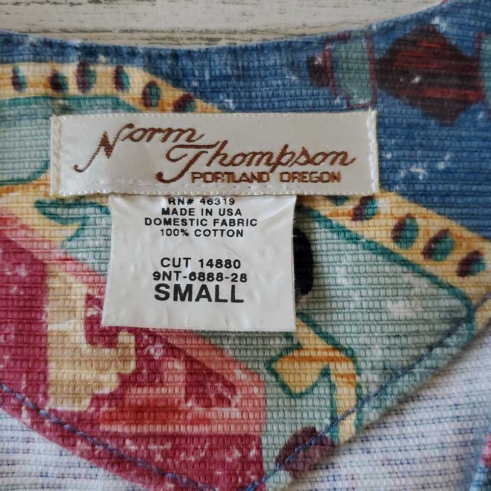 Vintage Norm Thompson Portland Oregon Tapestry Ve… - image 6