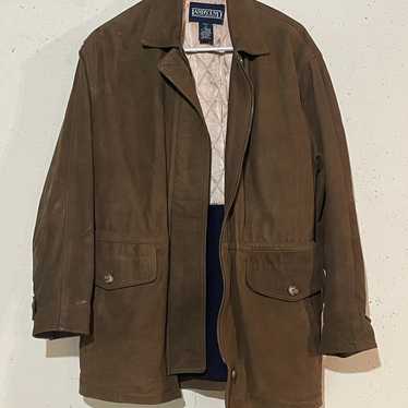 Lands End Vintage 100% genuine leather jacket