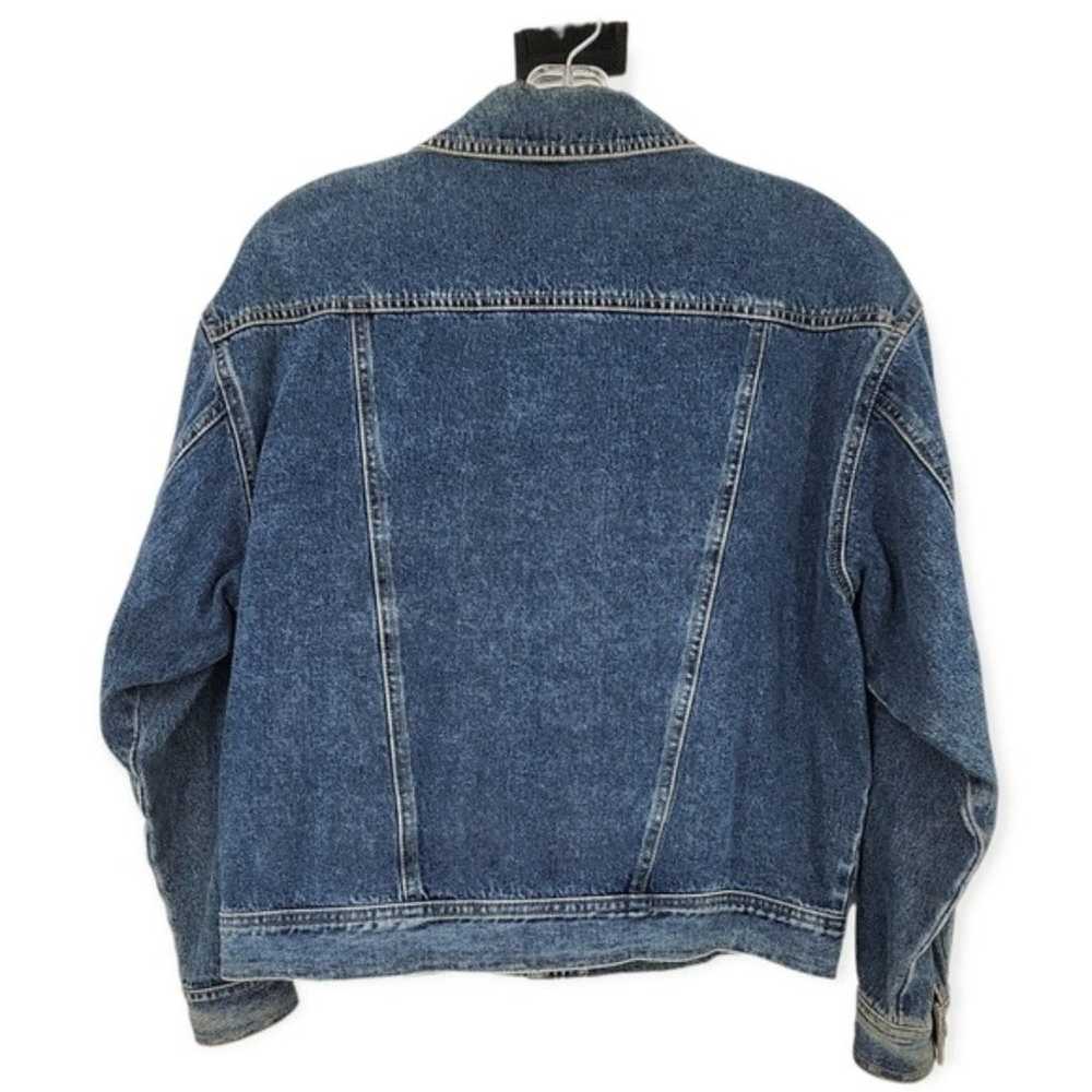 Vintage Patchwork Denim Jacket Carol Little size … - image 4
