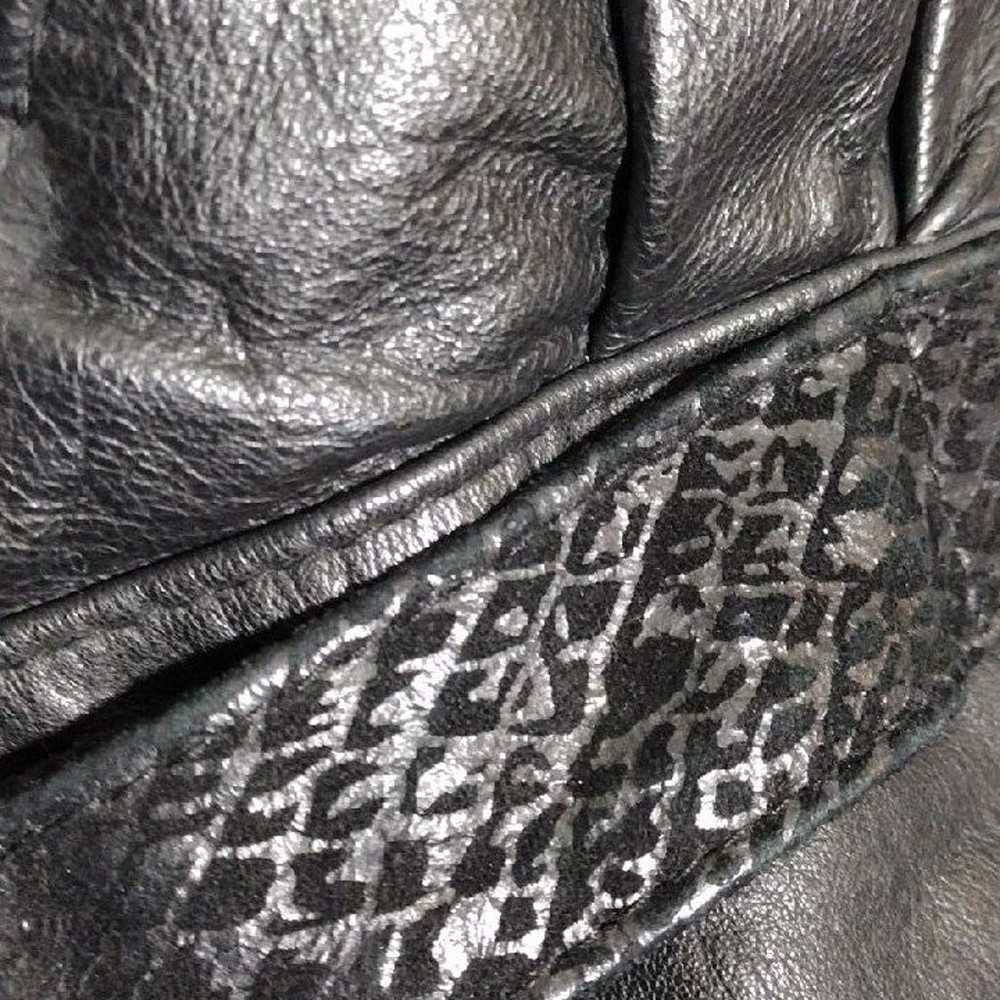 Vintage Paris Sport Club Leather Jacket with Snak… - image 6