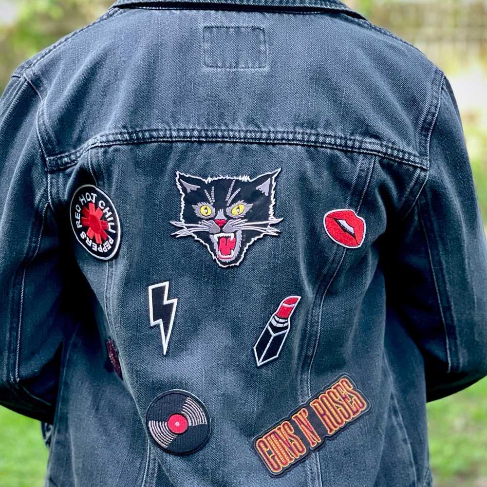 Rock Inspired Patch Jacket-Women’s S - image 1