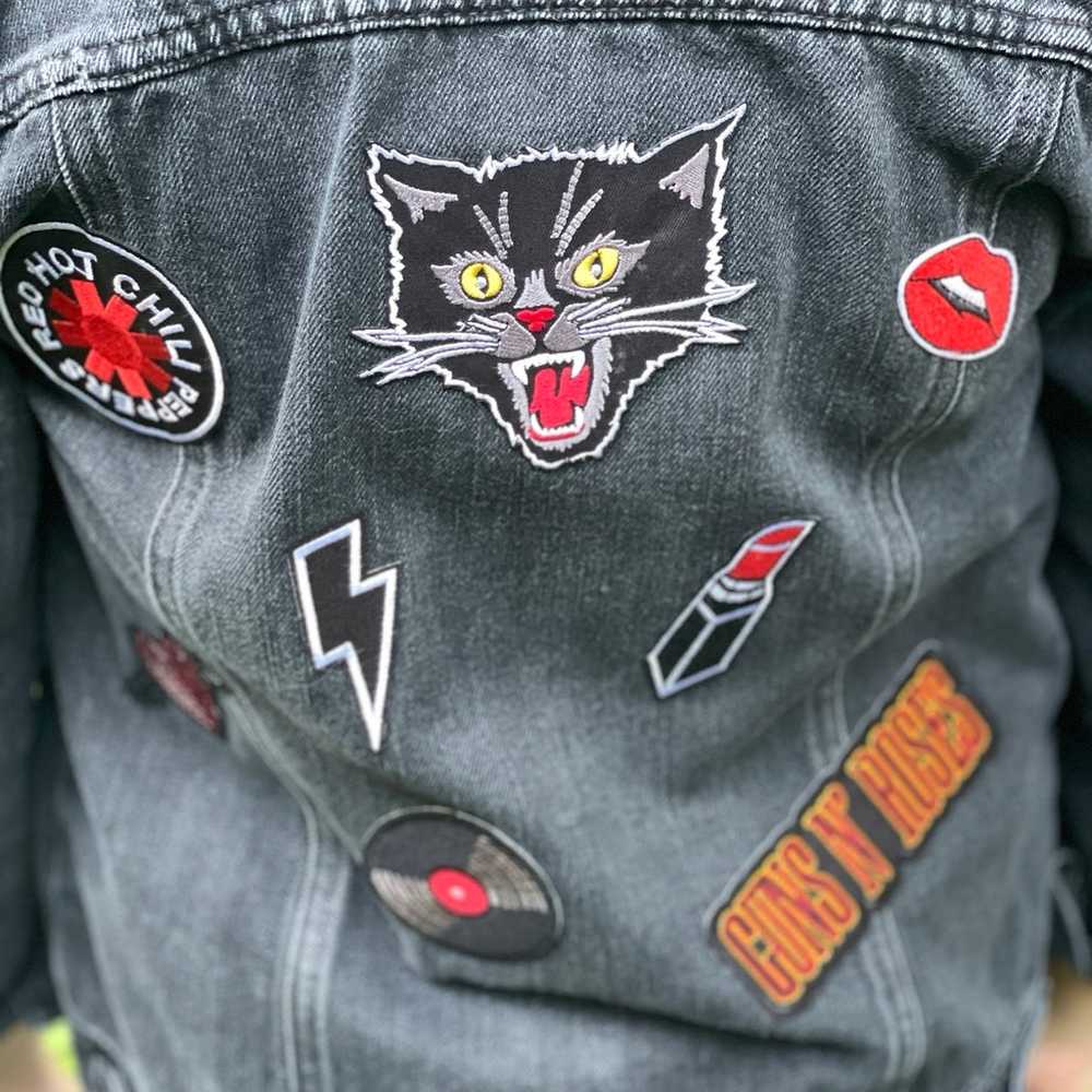 Rock Inspired Patch Jacket-Women’s S - image 5