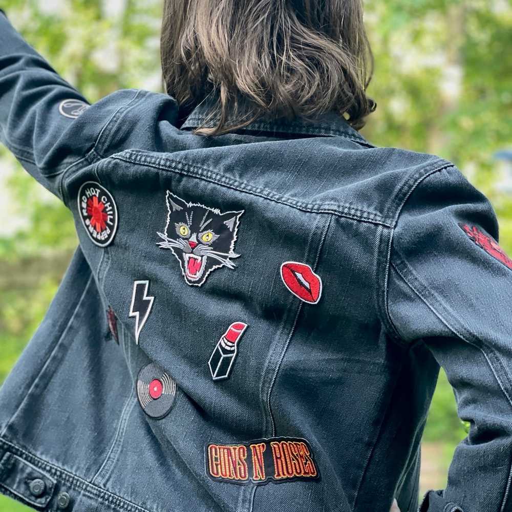 Rock Inspired Patch Jacket-Women’s S - image 6