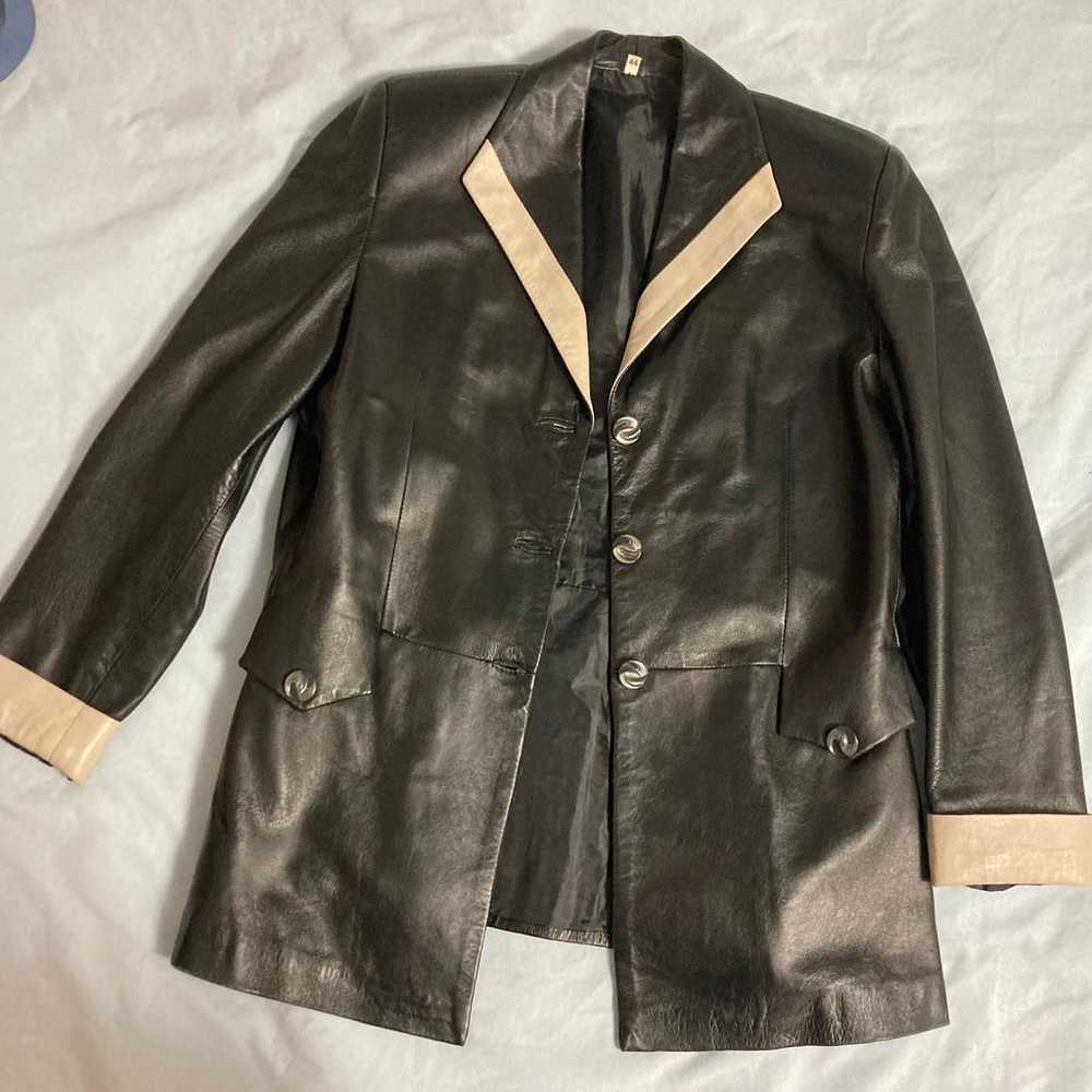 Genuine Leather blazer - image 1