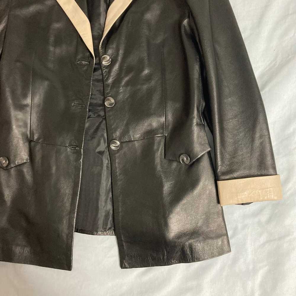 Genuine Leather blazer - image 2