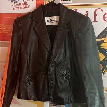 100% real vintage leather jacket