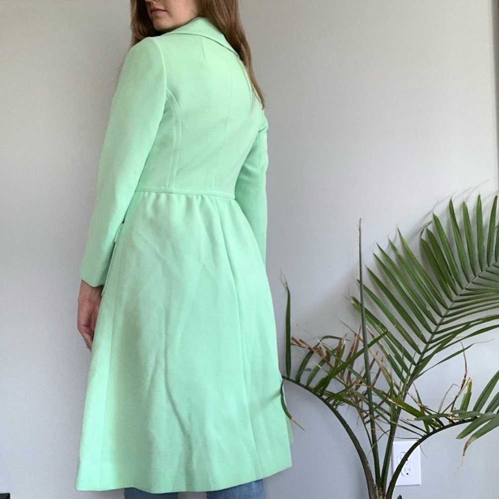 Vintage 1960s Hurwitz green pea coat - image 4