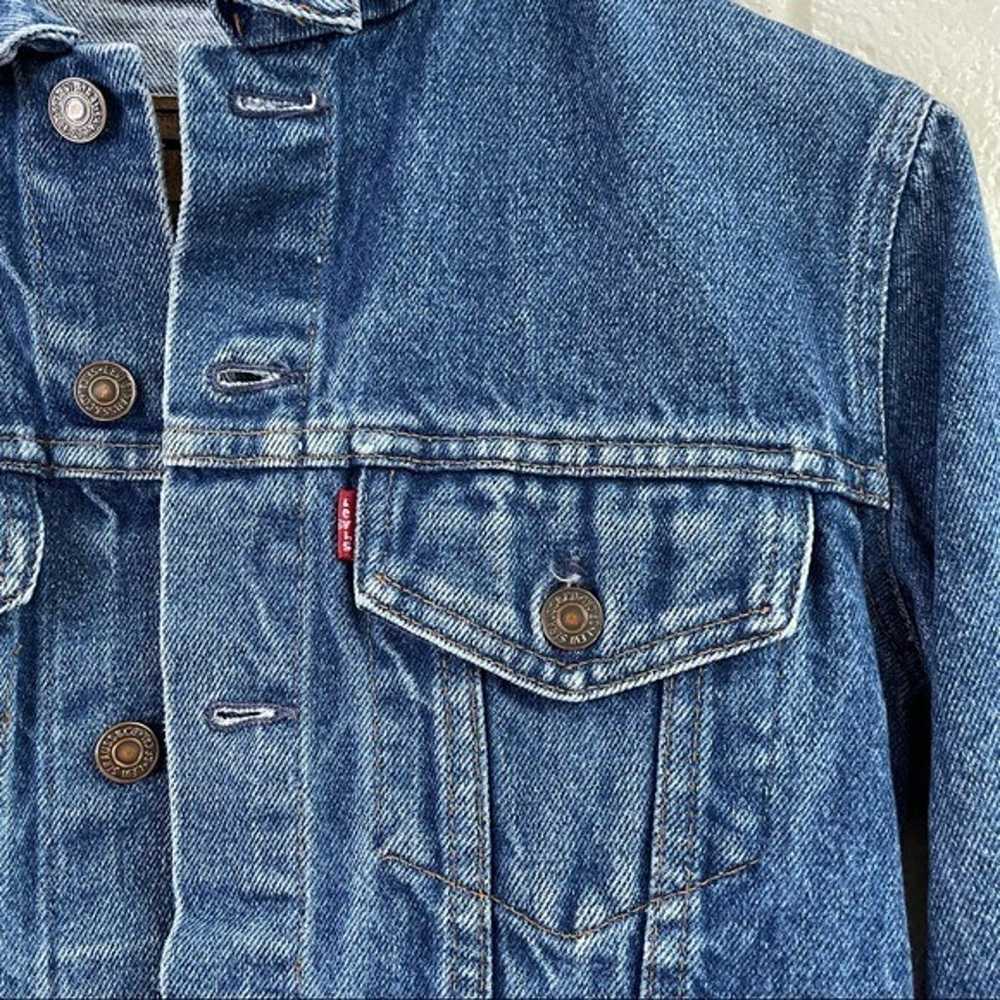 RARE Vintage Levi’s Denim Jean Jacket 80’s 70506 … - image 2