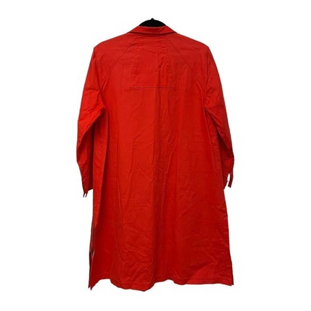 Vintage Michael Boris Red Long Sleeve Trench Coat… - image 2