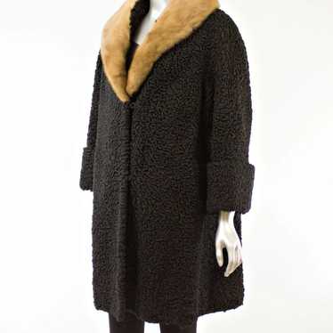 Vintage L.L.Berger Persian Lamb & Genuine Mink Co… - image 1