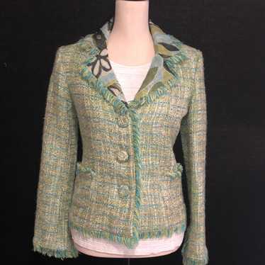 Italian tweed jacket, vintage,rare