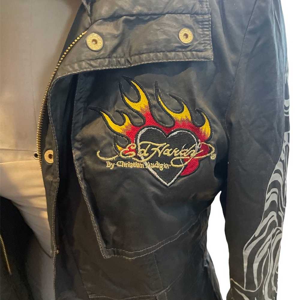 Vintage Ed Hardy Woman’s Jacket Size Small - image 7