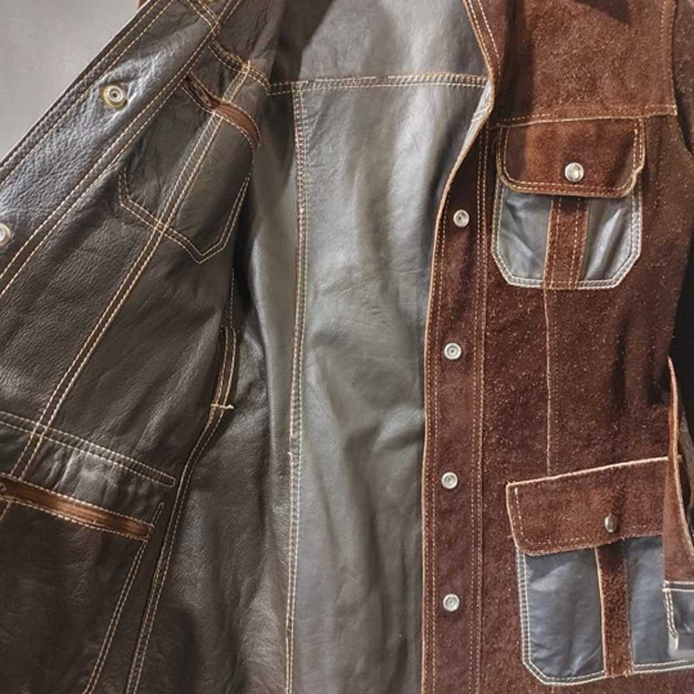 Vintage 1970's leather Jacket - image 2