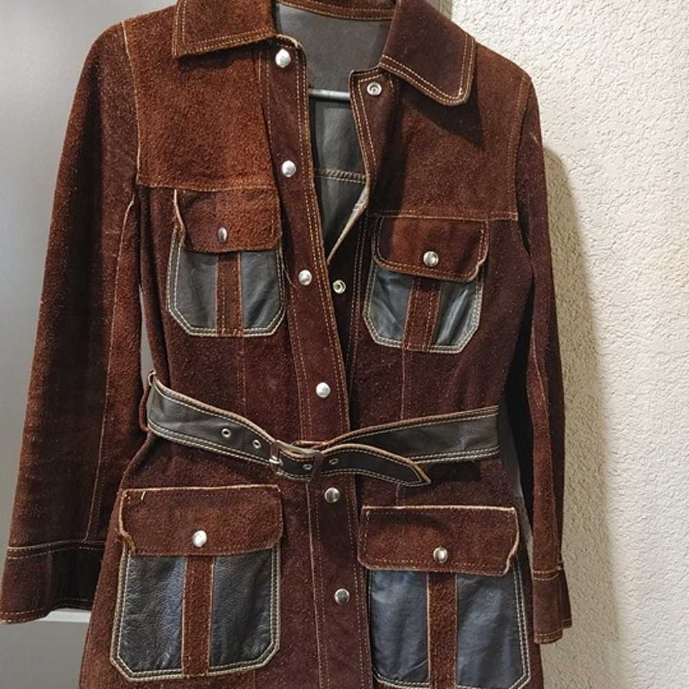 Vintage 1970's leather Jacket - image 3