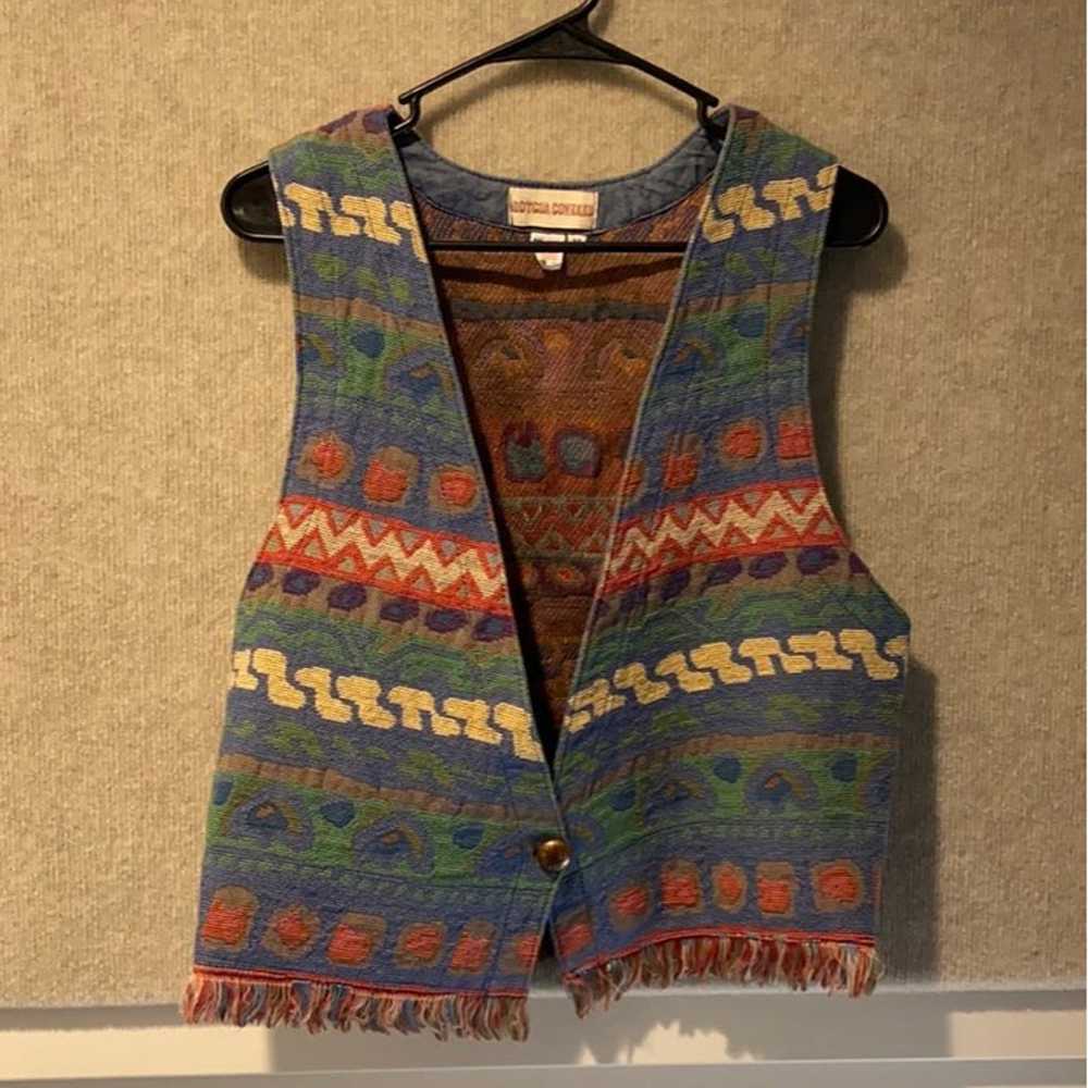 Western style festival vest (unisex) - image 1