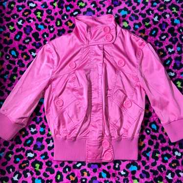 Medium Miss Lili Pink Buttoned Coat - image 1