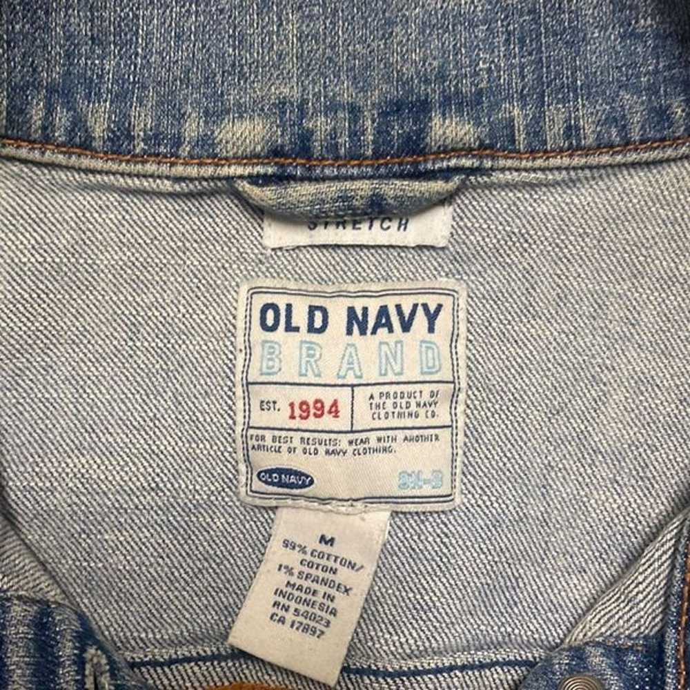 90s Vintage Old Navy Denim Jacket. Size medium - image 2
