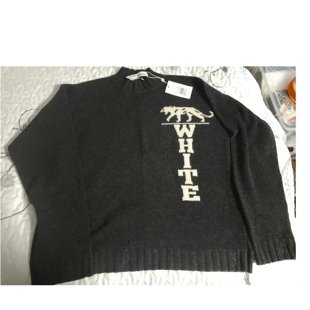 Off-White Off White Grey Panther Sweater - image 1