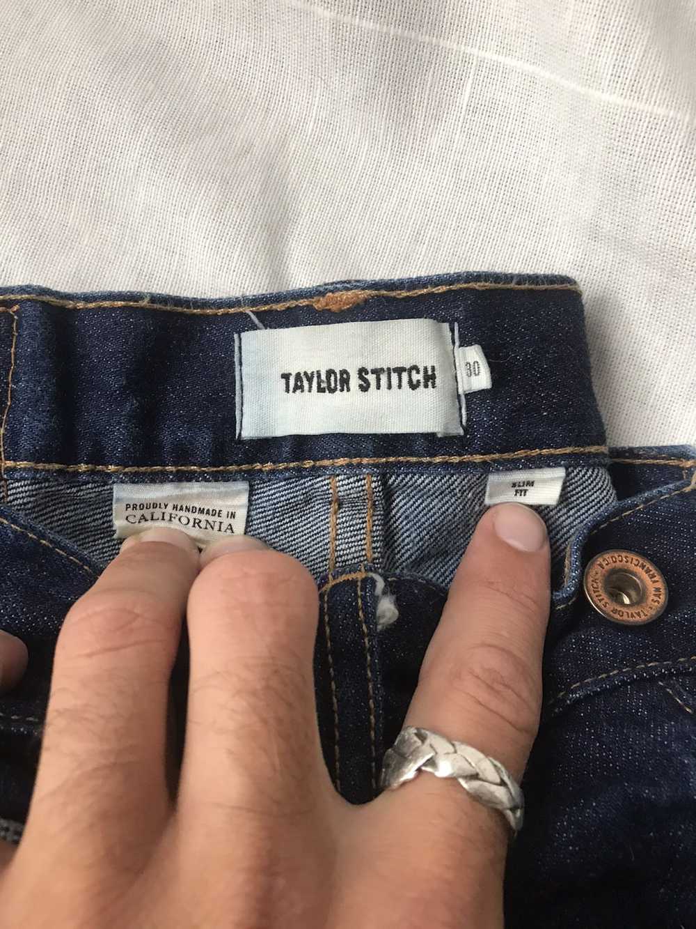 Taylor Stitch Selvedge Denim Jeans 30x32 - image 10