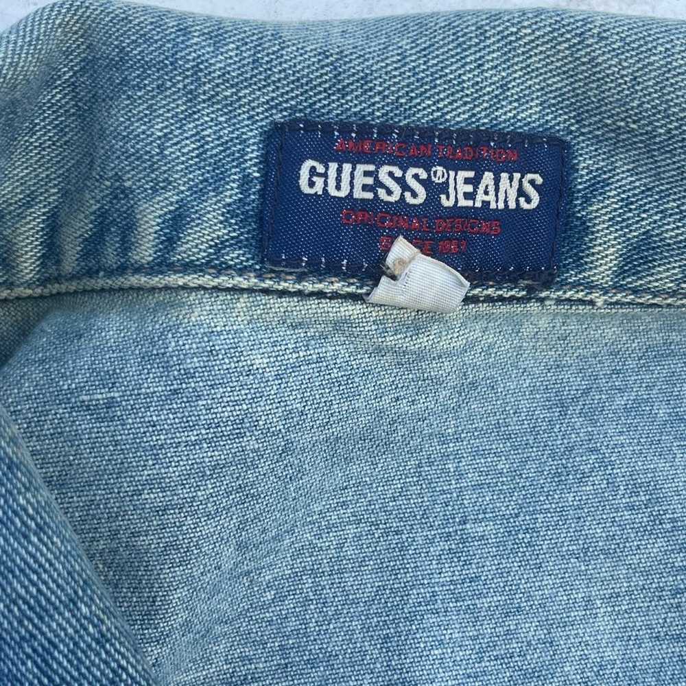 Vintage guess jean vest - image 4