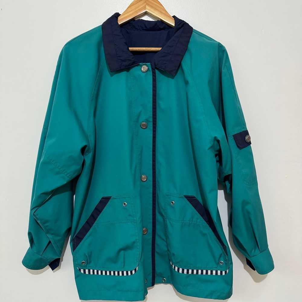 CS Essentials Reversible Rain Jacket Vintage - image 1