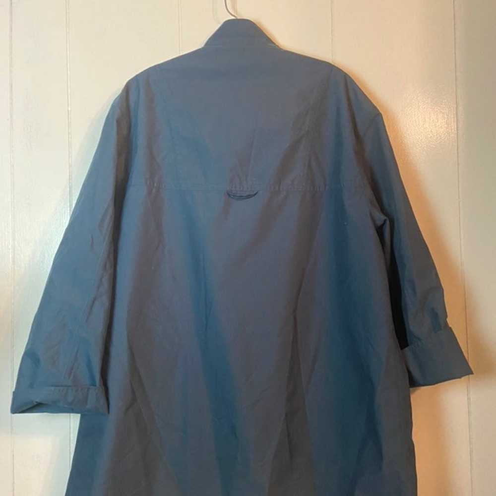 Vintage Travelsmith blue lined Jacket medium peti… - image 4