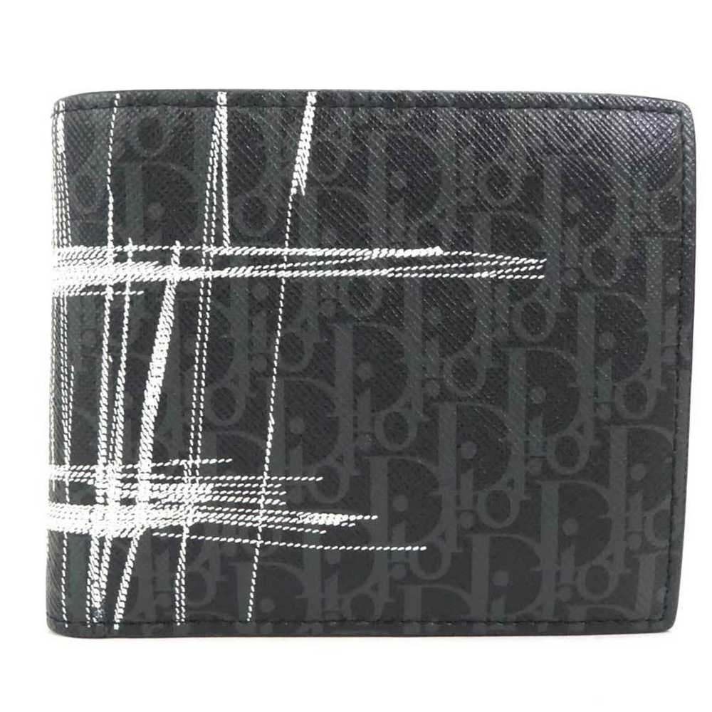 Dior DIOR HOMME folio wallet leather black series… - image 1