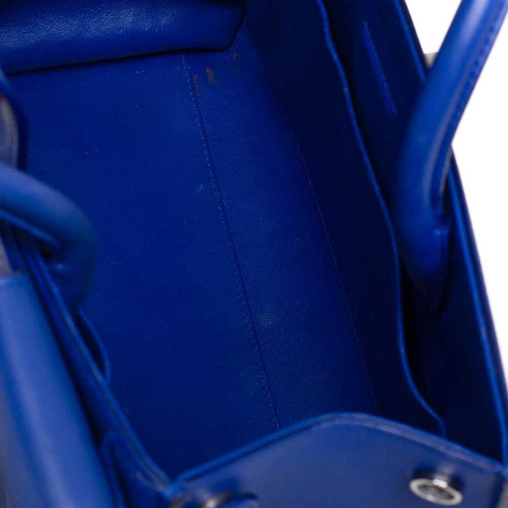 Dior DIOR Blue Pebbled Leather Medium ever Tote - image 7