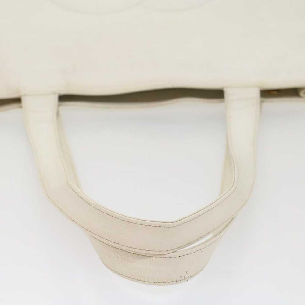 Chanel CHANEL Tote Bag Caviar Skin White CC Auth … - image 7
