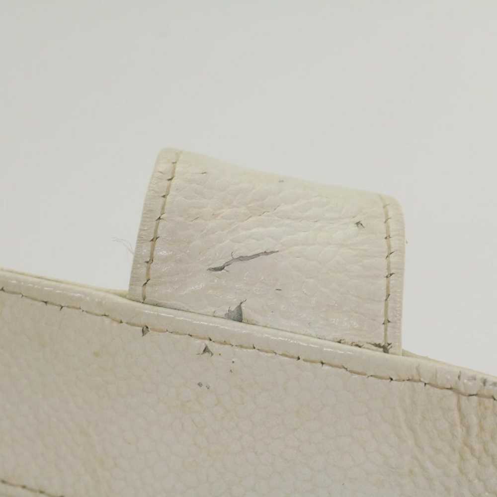 Chanel CHANEL Tote Bag Caviar Skin White CC Auth … - image 9