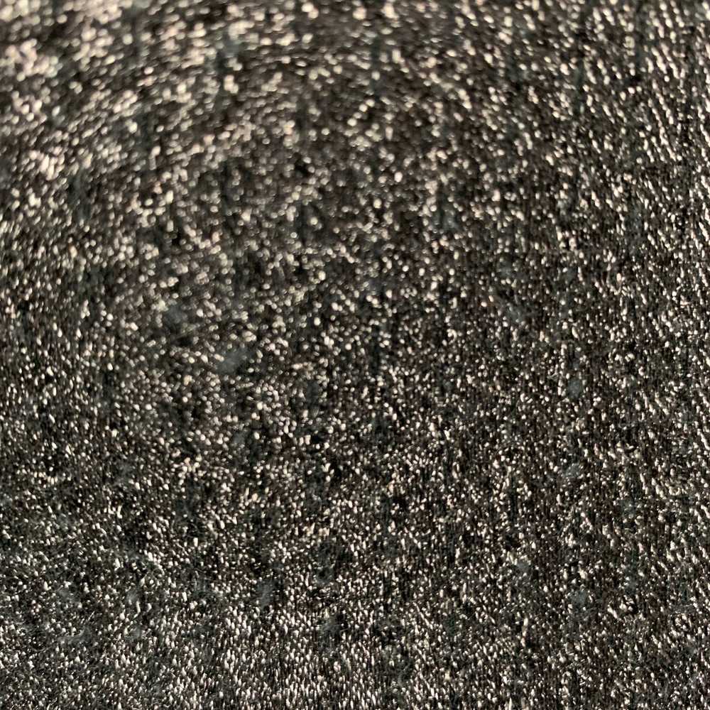 Area Black Viscose Blend Metallic Side Zipper Cas… - image 2
