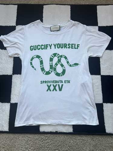 Gucci Guccify Yourself White T-Shirt size Small