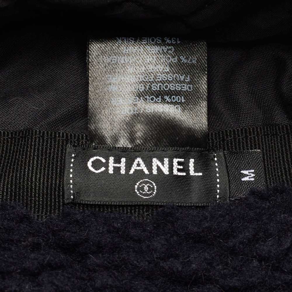 Chanel CHANEL Black Quilted Coco Neige Trapper Ha… - image 5